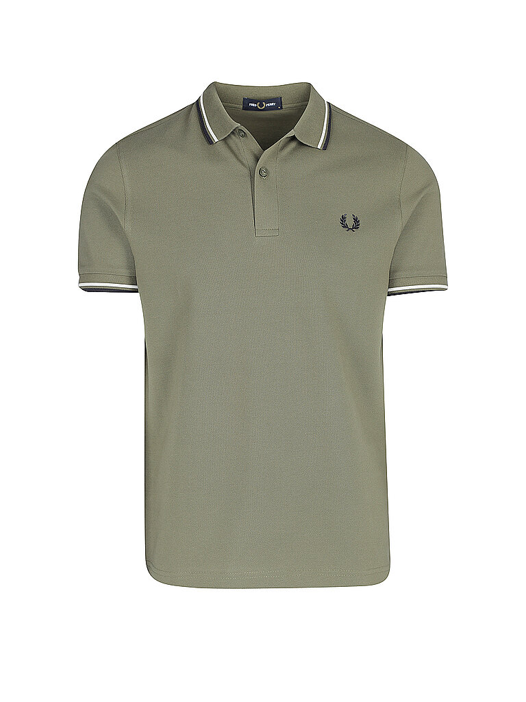 FRED PERRY Poloshirt grün | L